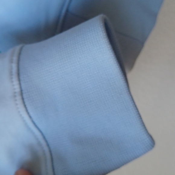 NWT Brazil Flag Warm Up Jacket Baby Blue Juniors Size XL LA Kitty - Picture 8 of 15